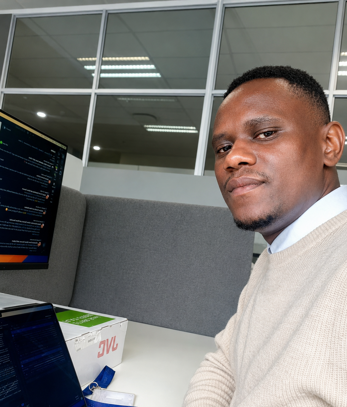 Engineer designing AI software architecture for a South African product